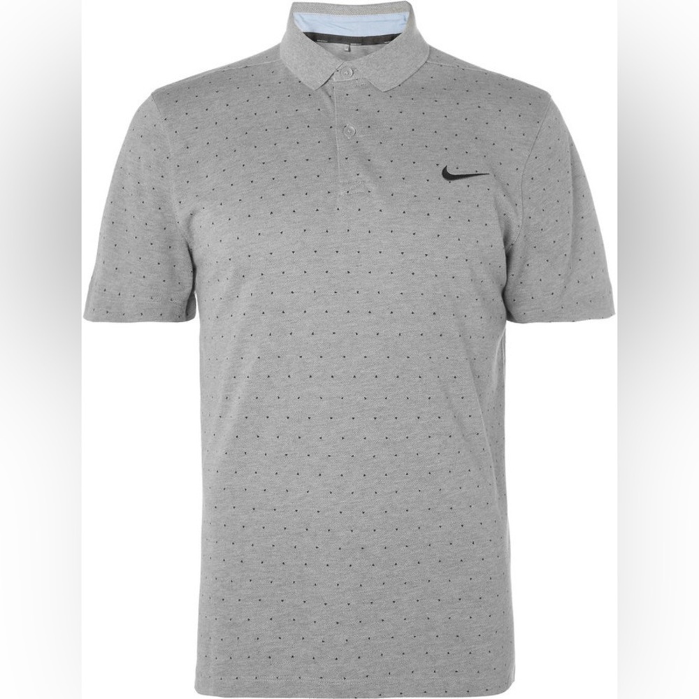 Men’s NIKE Modern Fit Golf Polo Large Gray